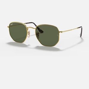 Ray Ban Hexagonal Flat Sunglasses